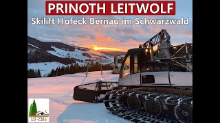 Pistenraupe PRINOTH LEITWOLF  Skilift Hofeck Bernau im Schwarzwald [upl. by Malina]