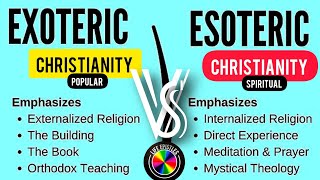 Difference Between Esoteric Spiritual Christianity amp Exoteric Popular Christianity  Lecture 9 [upl. by Adaha88]