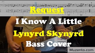 I Know A Little  Lynyrd Skynyrd  Bass Cover  Request [upl. by Monson]