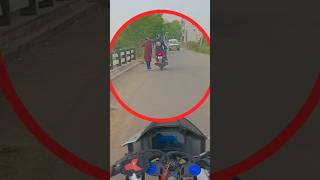 Bike rider vs chapri  ak muslim ka topi  KTM bike ride chapri bikeriders youtubeshorts [upl. by Brocklin515]