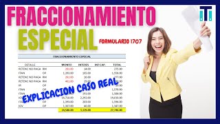 ✅fraccionamiento especial 2024 💰 FORMULARIO VIRTUAL 1707 [upl. by Haem]