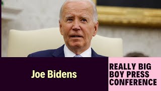 Joe Bidens Big Boy Press Conference [upl. by Ezekiel733]