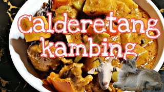 How to make Calderetang kambing  goat stew  masarap na ulam sa tanghalian [upl. by Lalo]