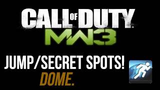 MW3 Dome JumpsInfectedSecret Spots Map Guide [upl. by Strenta]