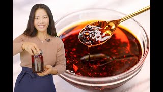 Extra Chili Oil 辣椒油 How to Make Extra Smokey Spicy amp Flavorful [upl. by Weber]