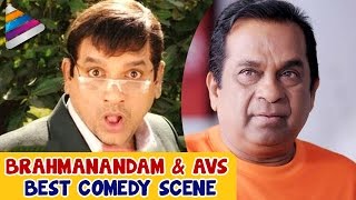 Brahmanandam and AVS Best Comedy Scene  Gharana Bullodu Movie  Nagarjuna  Ramya Krishna [upl. by Carla232]