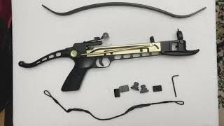 How to assemble a self cocking pistol crossbow [upl. by Rind]