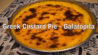 Greek Custard Pie – Galatopita [upl. by Leak]