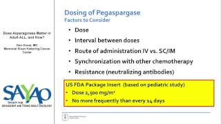 Does Asparaginase Matter in Adult ALL and How  Dan Douer MD [upl. by Berkeley]