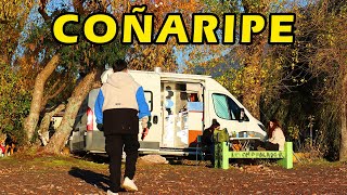 SIN RUMBO CLARO LLEGAMOS a COÑARIPE  VANLIFE en Chile  Vivir viajando por toda América  T1C27 [upl. by Airahcaz303]