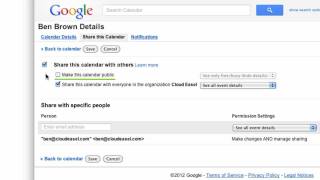 Share Google Calendars [upl. by Jung247]