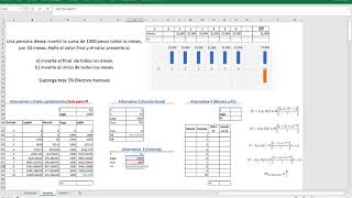 Anualidades en excel  Ingeniería economica [upl. by Mailliwnhoj]