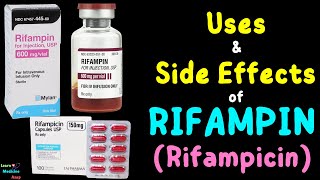 Rifampin Rifampicin – Side Effects Uses Mechanism of Action Dosage Interactions Warnings [upl. by Rainah632]