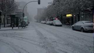 Nieve en el Zaidin Granada [upl. by Haletky]