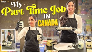 A day at my part time job 👩‍🍳 Canada vlogs  Tamada media krishnasrinaidu [upl. by Virgina]