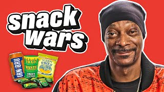 Snoop Dogg Rates British And American Food  Snack Wars [upl. by Tamaru]