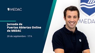 Jornadas de Puertas Abiertas Online Septiembre  MEDAC [upl. by Cyrie]