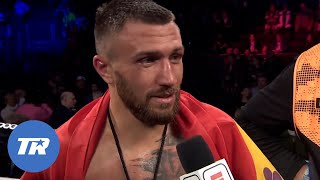 Vasiliy Lomachenko on Beating Commey Wants George Kambosos Jr Says quotI Will be Undisputed Champion [upl. by Ecnadnac]