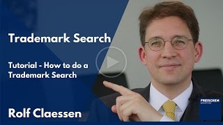 Trademark Search  How to do a trademark search for registered trademarks explained rolfclaessen [upl. by Raymonds376]