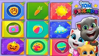 🌈😻🥳📚Colourful Stickers Album Collection📚🥳🥳My Talking Tom Friends Gameplay New Update🥳📚😻🌈 [upl. by Akemhs998]