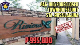 PAGIBIG FORECLOSED SA RIVIERA HEIGHTS KASALI NA SA BIDDING [upl. by Assena]