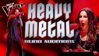 HEAVY METAL Blind Auditions on The Voice  Top 10 [upl. by Puff918]