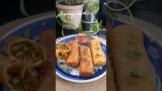 Spring rolls recipe  delicious snacks to make at home 😋🤤 [upl. by Tella310]