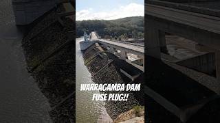 Fuse Plugs at Warragamba Dam water australia viral information [upl. by Tterag]