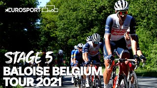 2021 Baloise Belgium Tour  Stage 5  Highlights  Cycling  Eurosport [upl. by Anelac]