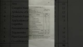 Class 10 half yearly exam 2024 Advanced Mathematics E syllabus marksdistribution hslcexam 2025 [upl. by Dnomal904]