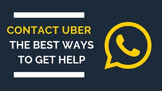 How to Contact Uber Your StepByStep Guide [upl. by Necyrb]