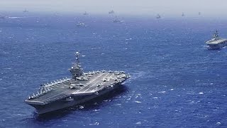 Super Massive Ship Formation – US Navy Exercise RIMPAC [upl. by Yemorej]