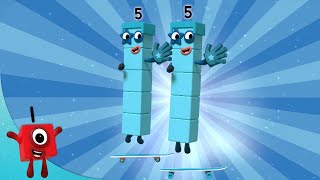 Numberblocks  Double Numbers Double the Fun  Learn to Count  Learning Blocks [upl. by Romulus232]