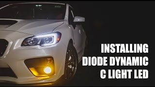 Subaru WRXSTI 2015 Installing C Headlight Mod [upl. by Anotyad]