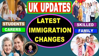 UK VISA AND IMMIGRATION LATEST UPDATES  DEPENDENT VISA  STUDENT VISA CARER VISA  PSW NHS JOBS [upl. by Reddy]