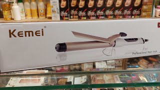 KEMEI Hair Curler 1001A Unboxing And Review  Zain Cosmetics [upl. by Apul]