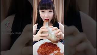 ASMR EATING  Eating show geoduck eating sounds [upl. by Faxen]