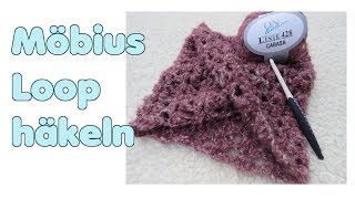 MÖBIUS LOOP SCHAL häkeln  flauschig und leicht [upl. by Eanar]