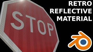 Blender tutorial Retroreflective material [upl. by Gavin]