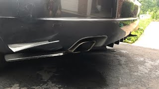 Acura TL Custom Rear Diffuser [upl. by Bathsheeb]