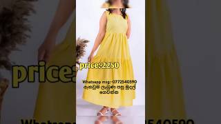 Latest frock design for girls in srilanka 2024 fashion shortsfeed frockdesign [upl. by Rauch]