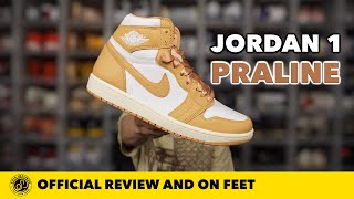 The Air Jordan 1 Praline Is Inspired By Luxury Handbags Review and On Feet [upl. by Aluin]