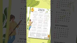 Kalender Indonesia 2025 PDF Gratis [upl. by Hedvig793]