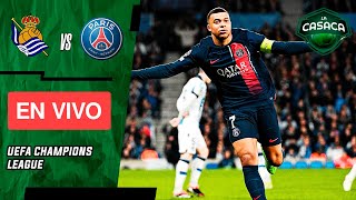 🚨 REAL SOCIEDAD vs PSG EN VIVO 🔥 CHAMPIONS LEAGUE  OCTAVOS DE FINAL VUELTA  MBAPPE TITULAR [upl. by Eimmat]