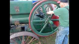 25HP Witte Engine Starting [upl. by Nyladnewg]