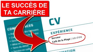 Pourquoi ton job dété et job étudiant  est CRUCIAL pour ta carrière future [upl. by Margeaux]