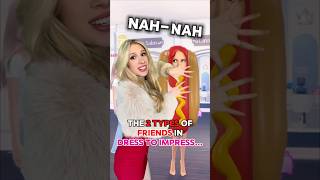 The “2 TYPES” of FRIENDS in DRESS TO IMPRESS on ROBLOX…💃🏼🌭 [upl. by Neyrb]