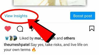 What is Instagram View insights  How to see Post insights [upl. by Gerek]