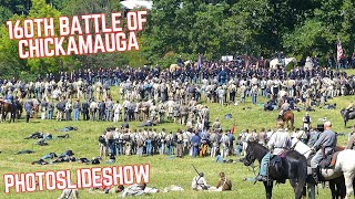 160th Battle of Chickamauga Reenactment Photoslideshow Part 1 [upl. by Nygem]