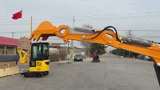 Aocheng AOC10 Mini Excavator [upl. by Latsyrc]